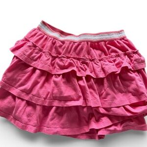 Mini Boden pink skirt / skort with sparkle band detail. Size 13-14Y.
